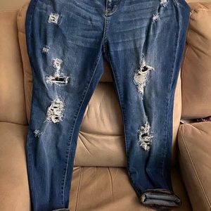 Camo Judy Blue Jeans Size 2xl